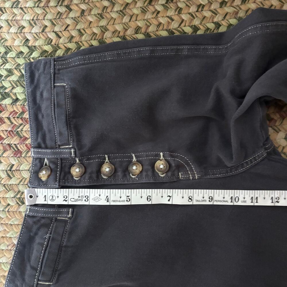 Reformation Lexi High Rise Wide Leg Jeans Size‎ 23 Washed Black - Picture 13 of 14